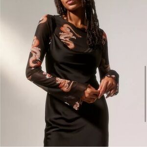 Urban Outfitters | Mallory Dress Black